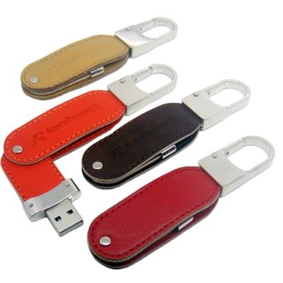 China Easy Selling High Quality Leather Flash Drive 4gb 8gb 16gb Hot Carry Hot Pu USB Pendrive Stick for sale