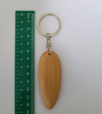 China 13 Style Stock Wholesale Stain Wooden Key Chain, Leaf Shape Wooden Key Chain for sale