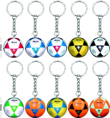 China Promotion Gift Customized 3D Football Plastic Club Football Key Chain FT-5 Soccer Key Chain for sale