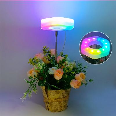 China Other 5W USB Powered Adjustable Hexagon Design Size Grows Light With 3/9/12H Timer For Indoor Plants for sale