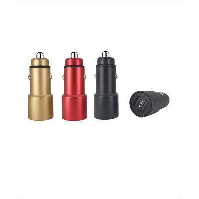 China Phone Charging Case High Quality Wholesale Metal Alloy New Design Dual Usb Car Charger Adapter for sale