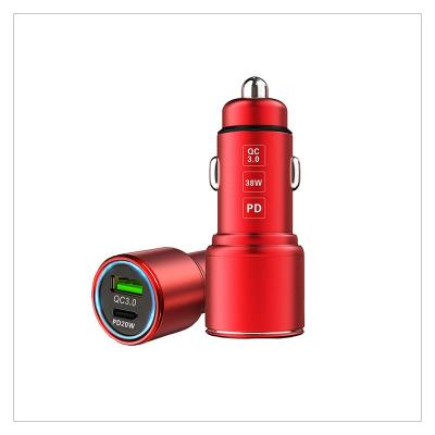 China Fast Charging 2021 Hot-selling Metal Usb Car Charger Adapter Usb Car Chargers For Phone for sale