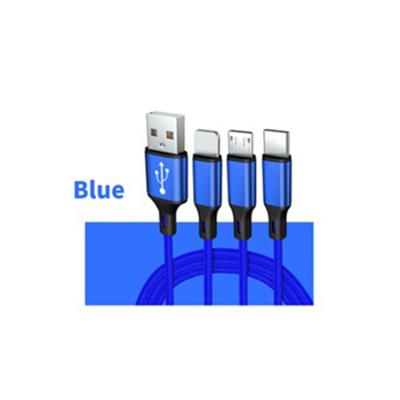 China High Quality Wholesale IOS 3 System In 1 Multifunctional Ignition Cables USB Charger Cable for sale