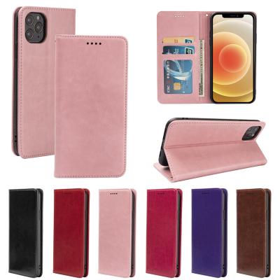 China Luxury Leather Cell Phone Protector Case For i Phone Xs 7 Max Plus Wallet Phone Holder Cover For i Phone 8 6 Plus 6s Plus Se 11 12 Pro X Case for sale