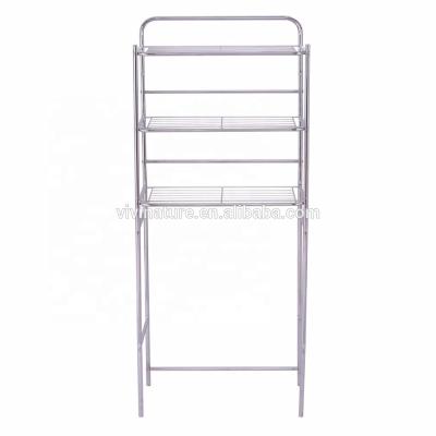 China Family Bathroom Metal Bathroom Space Saver Shelves Over Toilet Wire Shelf Storage Organizer for sale