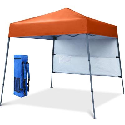 China Large Size CNAOPY Water Sound Proof Outdoor Canopy Beach Camping Canopy With 1 Sun Wall for sale