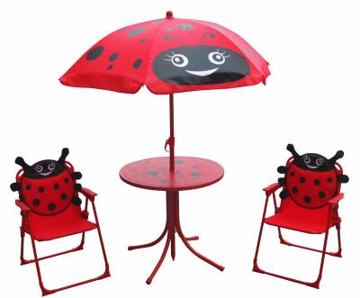 China Various Style Swing / Music Electric Cute Kids Patio Sets Foldable Portable Table Chair Set for sale