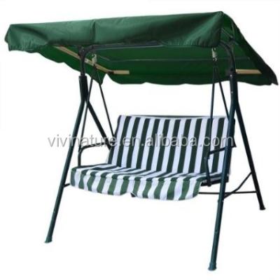 China Fabric& Outdoor Metal Vivinature Garden Patio Covered Frame Swing, Sand for sale