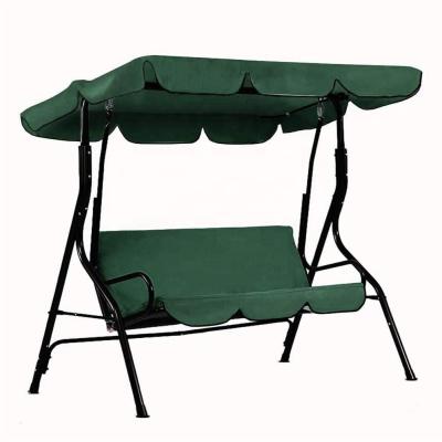 China Can Load 400bl 3 Person Patio Swing Chair With Outdoor Canopy Furniture for sale