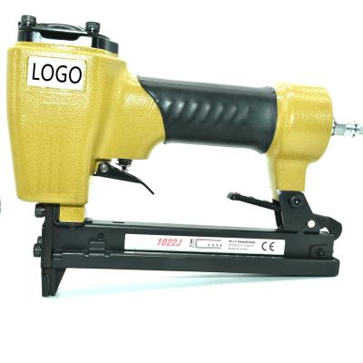 China Furniture High Yield 7kgf Color 1022 Pneumatic Regular Air Nailer Nail Gun for sale