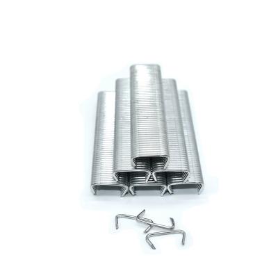 China Wholesale Building Material Fasteners Staples Iron Galvanized Curved C Ring Staples For Box Spring for sale