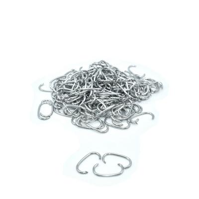 China High Quality Construction Material Galvanized Iron Fasteners Loose Nail Hog Ring For Fastening Fabrics for sale