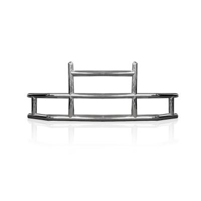 China 304 Stainless Steel Deer Guard Front Guard Bracket for kenworth deer guard for semi truck cascadia Mack Pinnacle Peterbilt for sale