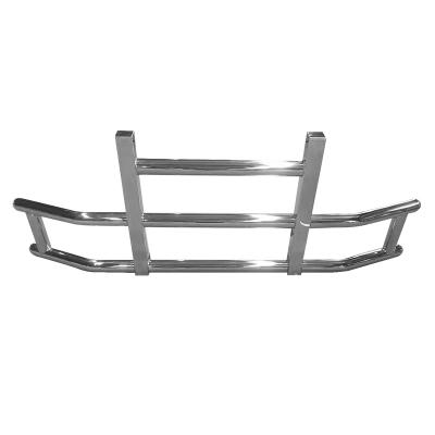 China 304 Stainless Steel Front Bumper 304 Stainless Steel Top Quality Semi Truck Deer Guard For Kenworth Volvo Cascadia Mack Peterbilt International for sale