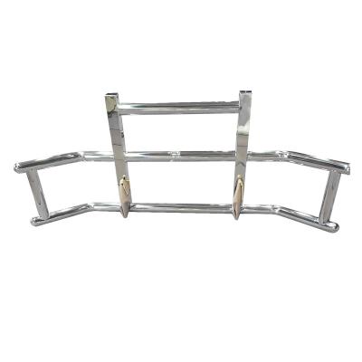 China 304 Stainless Steel Semi Truck Deer Guard Front Bumper 304 Stainless Steel For Kenworth Volvo Cascadia Mack Peterbilt International for sale