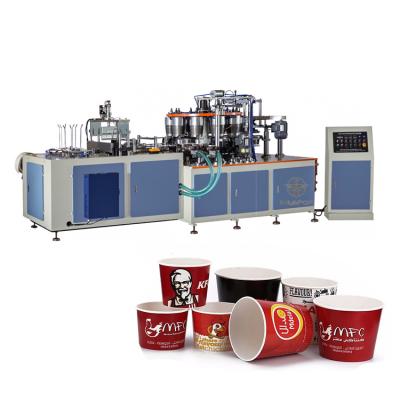 China food & Beverage factory unique design hot sale popcorn paper cup machine paper bucket machine for sale