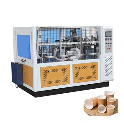 China food & Various Beverage Plant Factory Sale Paper Cup Double Sleeve Machine Paper Cup Sleeve Making Machine for sale