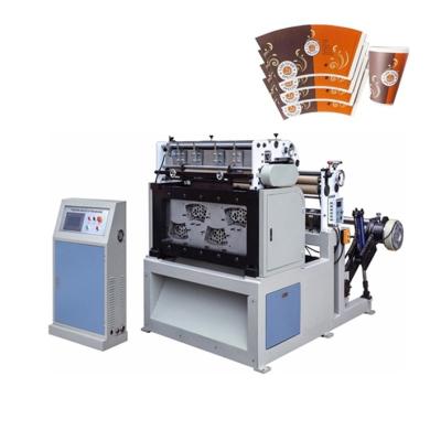 China food & Beverage Factory Paper Cup Fan Cutter Promotional Good Quality Punch Die Cutting Machine for sale