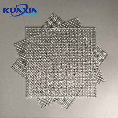 China Plastic LED Panel Light Square UGR Led Panel Diffuser Guide Plate Optical Organic Glass Anti Shattering Sheet for sale