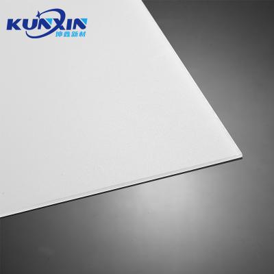 China Business /education /office custom frosted led panel light transmission white diffuser plastic acrylic sheet for sale