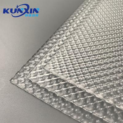 China New Business /Office / Education Products Adjust Light Diffuser Prism Pattern Pmma Textured Sheet Prismatic Acrylic for sale