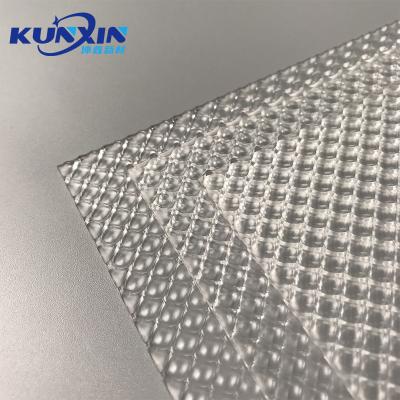 China Business/Education Factory 88% Transmission Prism Plate Direct Pmma Diffuser Cast Prismatic Acrylic Sheet for sale