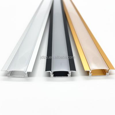 China Interior Lighting Decoration Factory Production Flat Thin Led Strip Extrusion Strip Bar Track Profile Aluminum Channel With Cover And End for sale