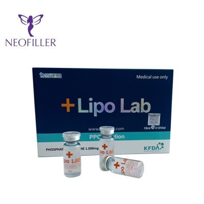 China Lipo Lab 10ml Lipolysis Solution Slimming Ppc Injection For Fat Loss for sale