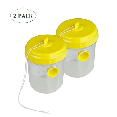 China 2 Garden Reusable Nest Catcher Hornet Wasp Plastic Outdoor Hanging Trap Viable Set for sale