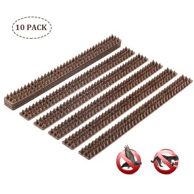 China Viable Bird Nails Plastic Anti Theft Anti Climb Strips Outdoor Plastic Garden Bird Anti Spikes For Pigeons Bird Blinder for sale