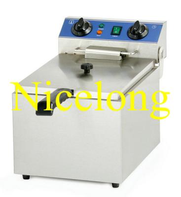 China EF-101 10L single tank electric chicken nugget fryer for sale