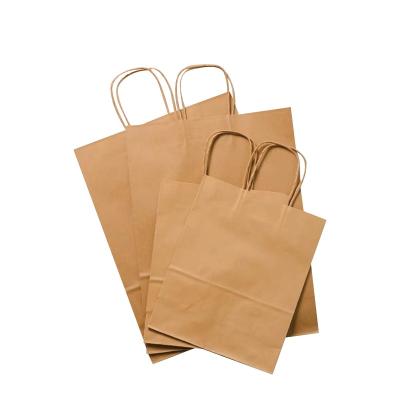 China Recycled Materials Customizable LOGO Recyclable And Cheap Coffee Snacks Portable Kraft Paper Bag for sale