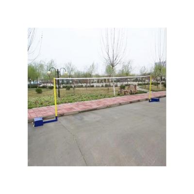 China Volleyball Traning Steel Tubes Durable And Portable Badminton Stand Outdoor Volleyball Net Rack for sale