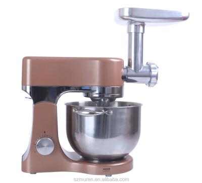 China Beater Ejector Button 1200W Dough Kneading And Grinding Meat Stand Mixer With Double Dough Hooks Technology for sale