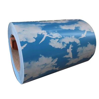 China Building Materials Prepainted Steel Roll with Zinc Coating 20-275g/m2 in All Colors RAL Color Coated Ppgi Coil for sale