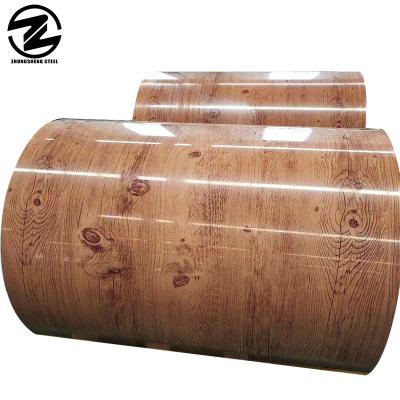 China Spot Roof Tile PPGI Galvanized Steel Coil with Coil Roll and Welding Processing Service in Wooden PPGI Steel Coil for sale