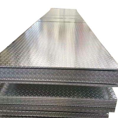 China Q235B Hot Dipped Galvanized Checkered Iron Floor Steel with 7 Days Stock and PVOC Certification in 1251-1500mm Width for sale