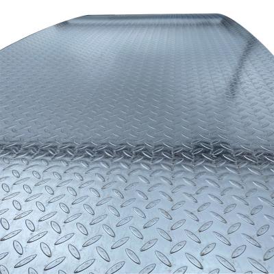 China Hot Rolled Galvanized Checkered Plates Ideal for ASTM Standard Industrial and Construction Needs for sale