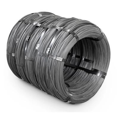 China Construction Spring Steel Wire ASTM 82B SAE1020 1050 1060 High Carbon Black Manufacturing Oil Tempered Cold Heading Steel for sale