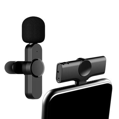 China 2021 NEW EP033 Lavalier Microphone Lapel Clip MIC For Android Phone Support Multi-Channel Realtime Mixing for sale