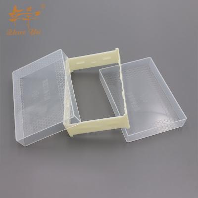 China Bee Farm Honey Storage Box Clear with Plastic and Honey Comb Case for Beekeeping and 250g/500g Honey Comb Cassette for sale