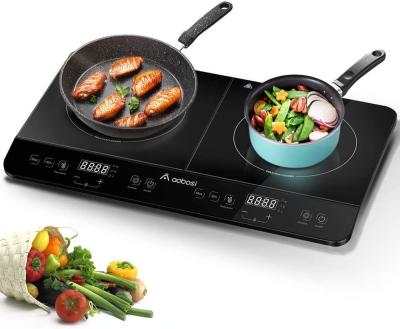 China Household Aobosi FS-IRC108 Double Burner Induction Cooker Hot Plate Induction Cook Top for sale