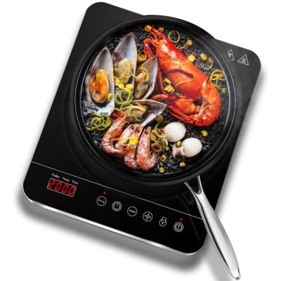 China Household Amzchef 2000W single induction hob induction cooker, electric hob, ceramic ice induction cooktop for sale