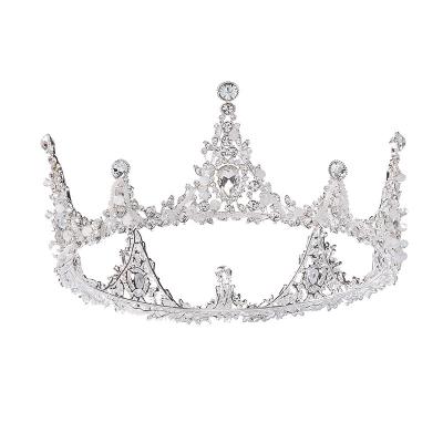 China New beauty round crown accessories wedding dress bridal crown for sale