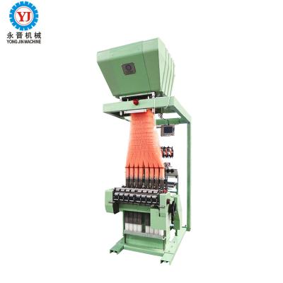 China To produce jacquard elastic and non-elastic band fabric zipper tape rope narrow weaving machine Taiwan for sale