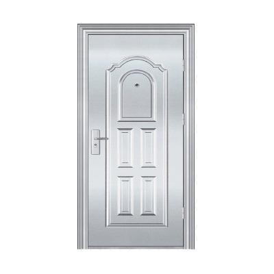 China Anti-Theft Stainless Steel Single Door Hot Sale Popular Design Cheap  Entrance Security Door for sale