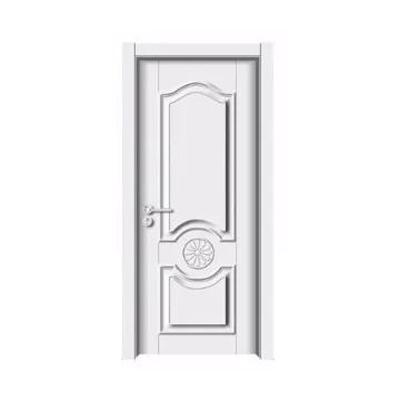 China Bulletproof Popular Promotional Natural Veneer Painting Melamine Wooden Door for sale