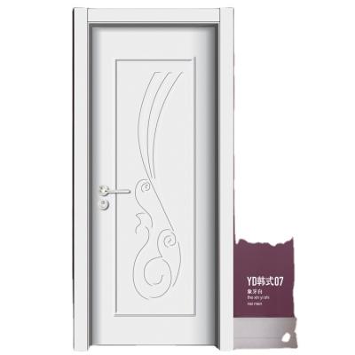 China Anti-Theft Korean Modern Designs Interior Bedroom Wooden Doors for sale