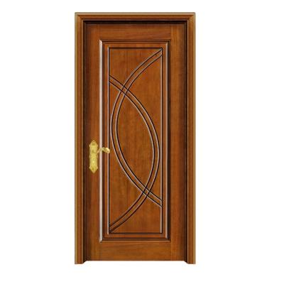 China Anti-Theft Popular Cherry Color Indonesia Composite Wooden Doors for sale