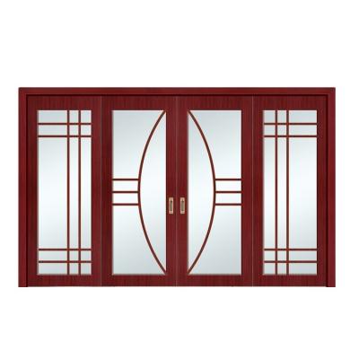 China Anti-Theft Popular Design Low Price Bathroom Door With Tempered Or Frosted Glass for sale